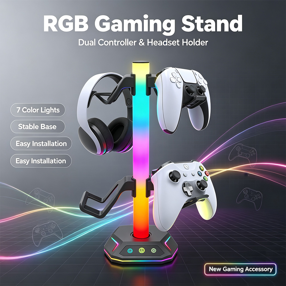 Gaming Accessories Rgb - For Playstation5 Controller Holder Earphone Hanger
