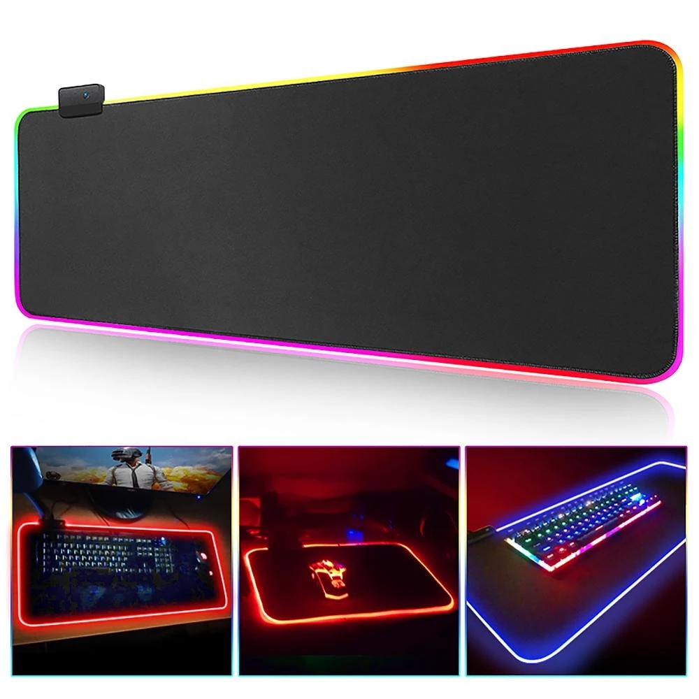 Gaming Accessories For Your Desk - LED Luminous Gaming Mouse Pad Large