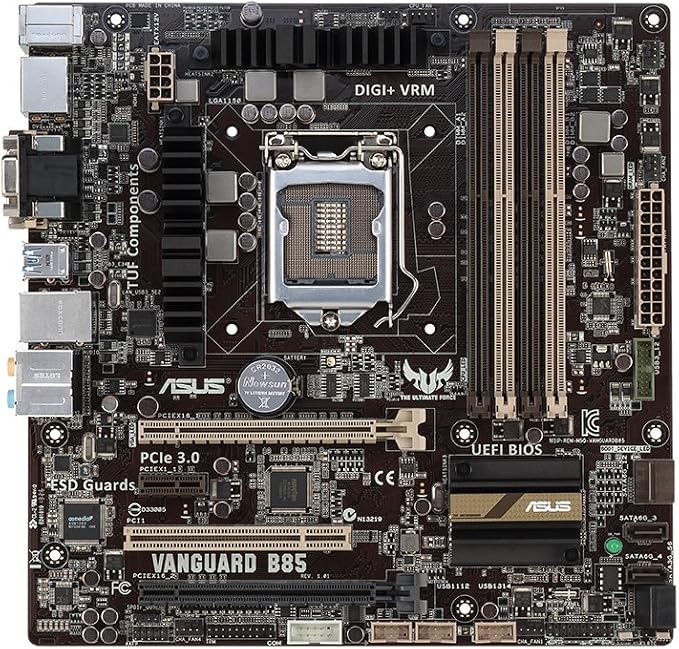 Intel Cpu Core I5 - ASUS VANGUARD B85 Motherboard LGA1150 intel