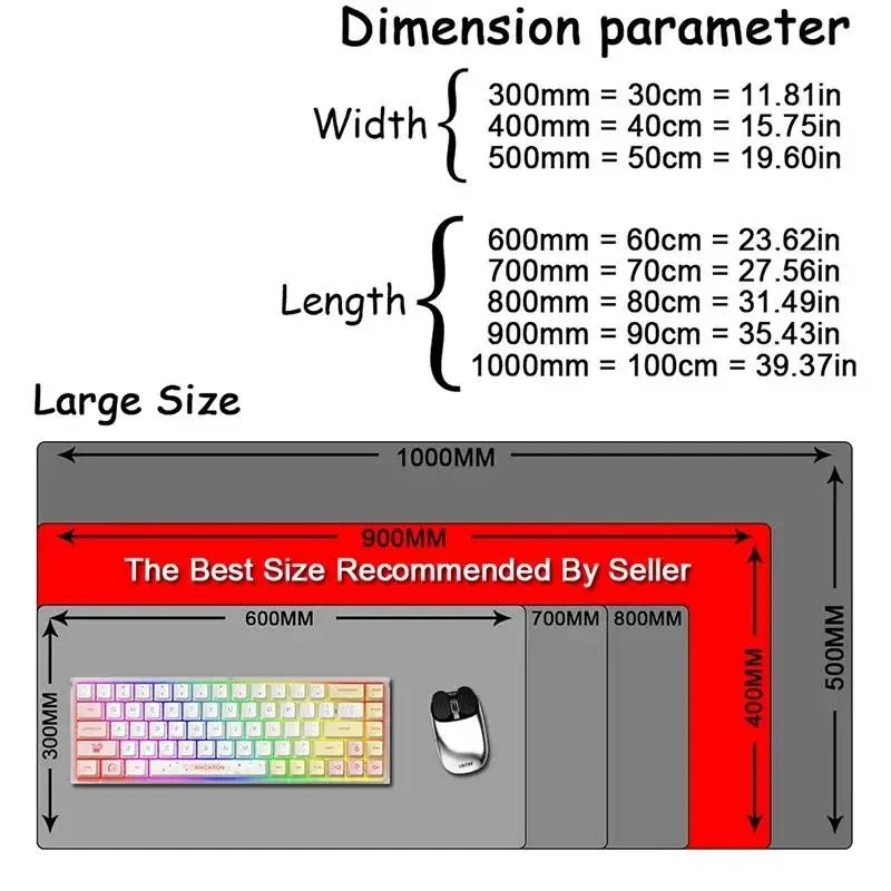 Blue Mouse Pad Large Playmat C - đánh giá và giá Gaming Accessories For Your Desk