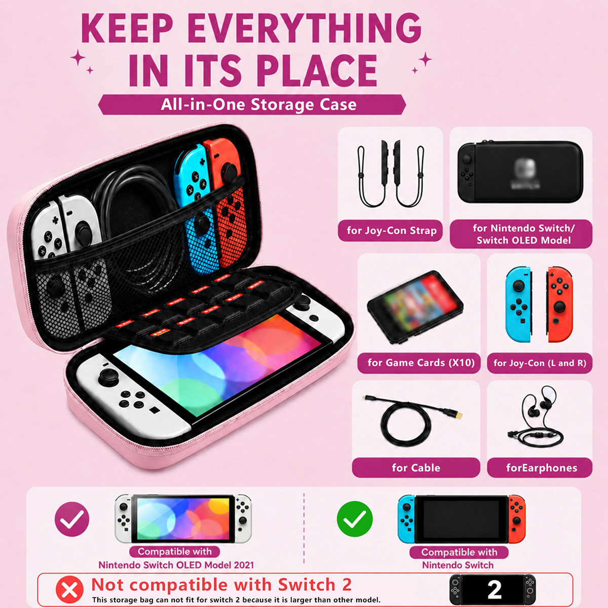 Cute Shockproof Carry Case Por - đánh giá và giá Gaming Accessories Bag