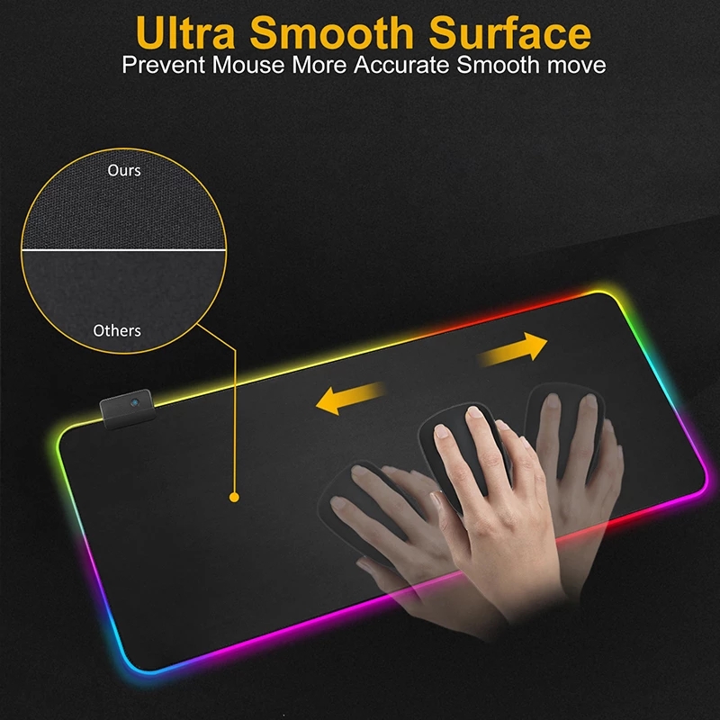 LED Luminous Gaming Mouse Pad  - đánh giá và giá Gaming Accessories For Your Desk