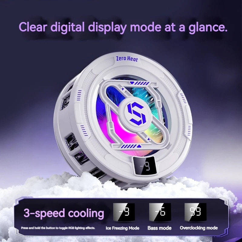 k52 AI Mobile Cooler Magnetic  - đánh giá và giá Gaming Accessories Rgb