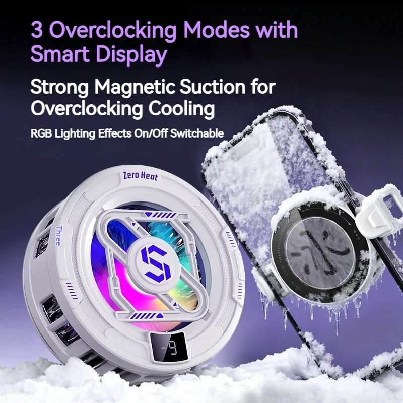 k52 AI Mobile Cooler Magnetic  - đánh giá và giá Gaming Accessories Rgb