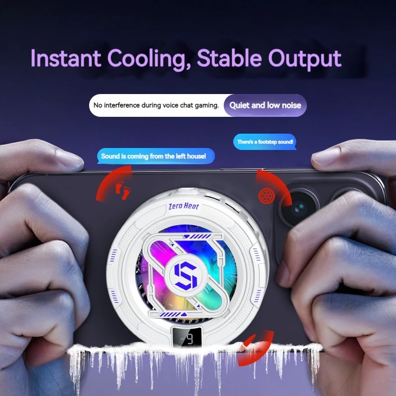 k52 AI Mobile Cooler Magnetic  - đánh giá và giá Gaming Accessories Rgb