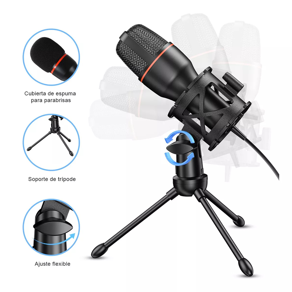 Condenser Microphone USB Wired - đánh giá và giá Gaming Accessories Rgb