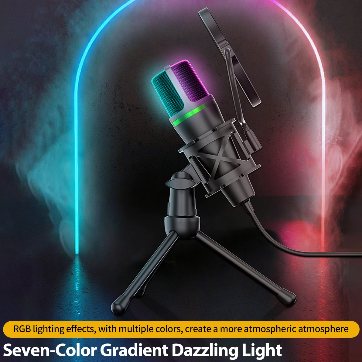 Condenser Microphone USB Wired - đánh giá và giá Gaming Accessories Rgb