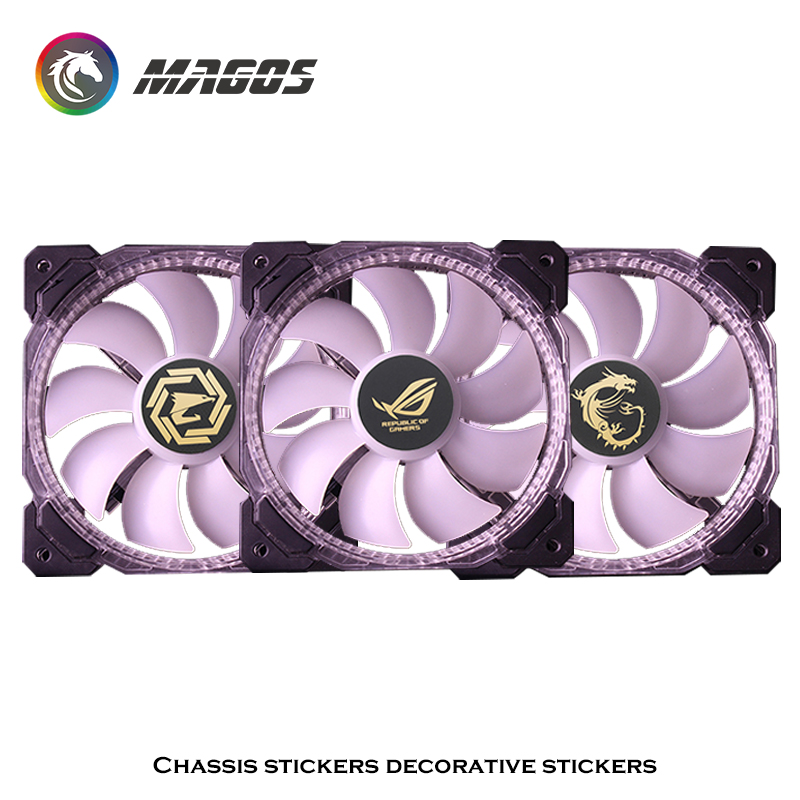 3 Cái/lốc ROG MSI AORUS 12CM Q - đánh giá và giá Gaming Accessories Rgb