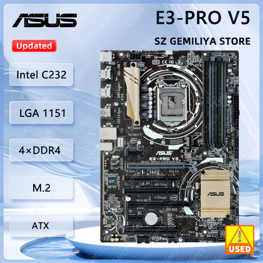 Asus E3-PRO V5 Motherboard LGA - đánh giá và giá Intel Cpu Core I5