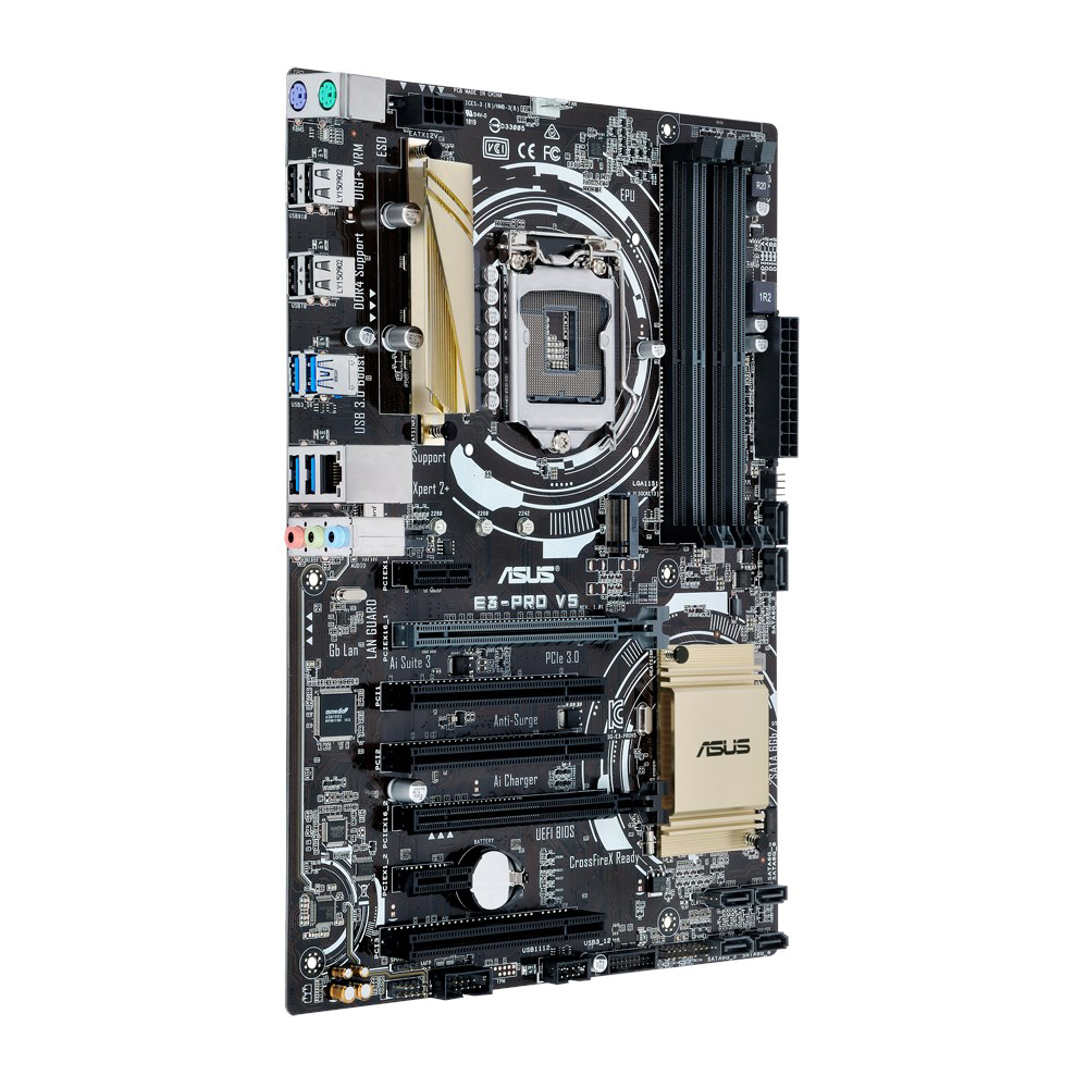 Asus E3-PRO V5 Motherboard LGA - đánh giá và giá Intel Cpu Core I5