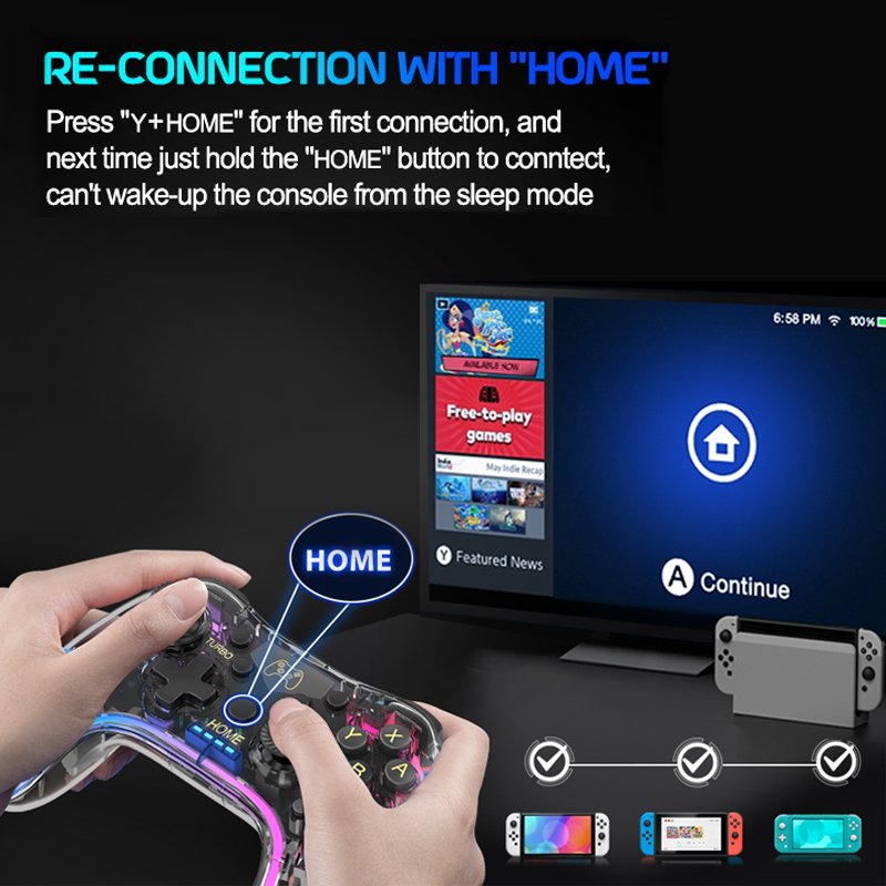 Wireless RGB Retro Gaming Cont - đánh giá và giá Gaming Accessories Rgb