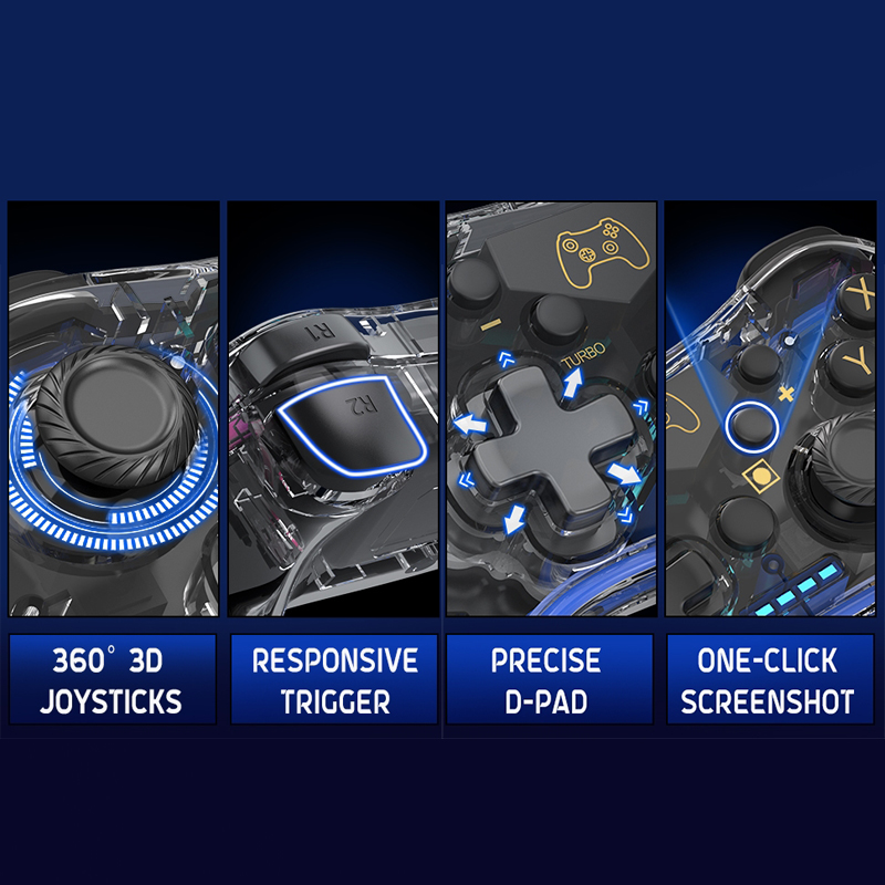 Wireless RGB Retro Gaming Cont - đánh giá và giá Gaming Accessories Rgb