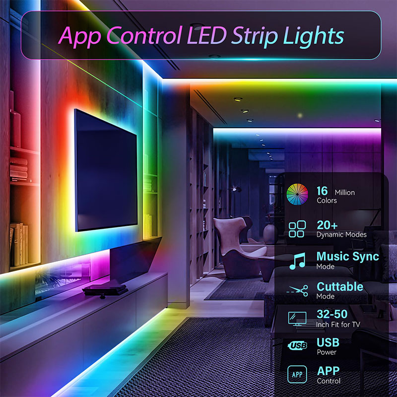 USB RGB LED Strip SMD3535 With - đánh giá và giá Gaming Accessories Rgb