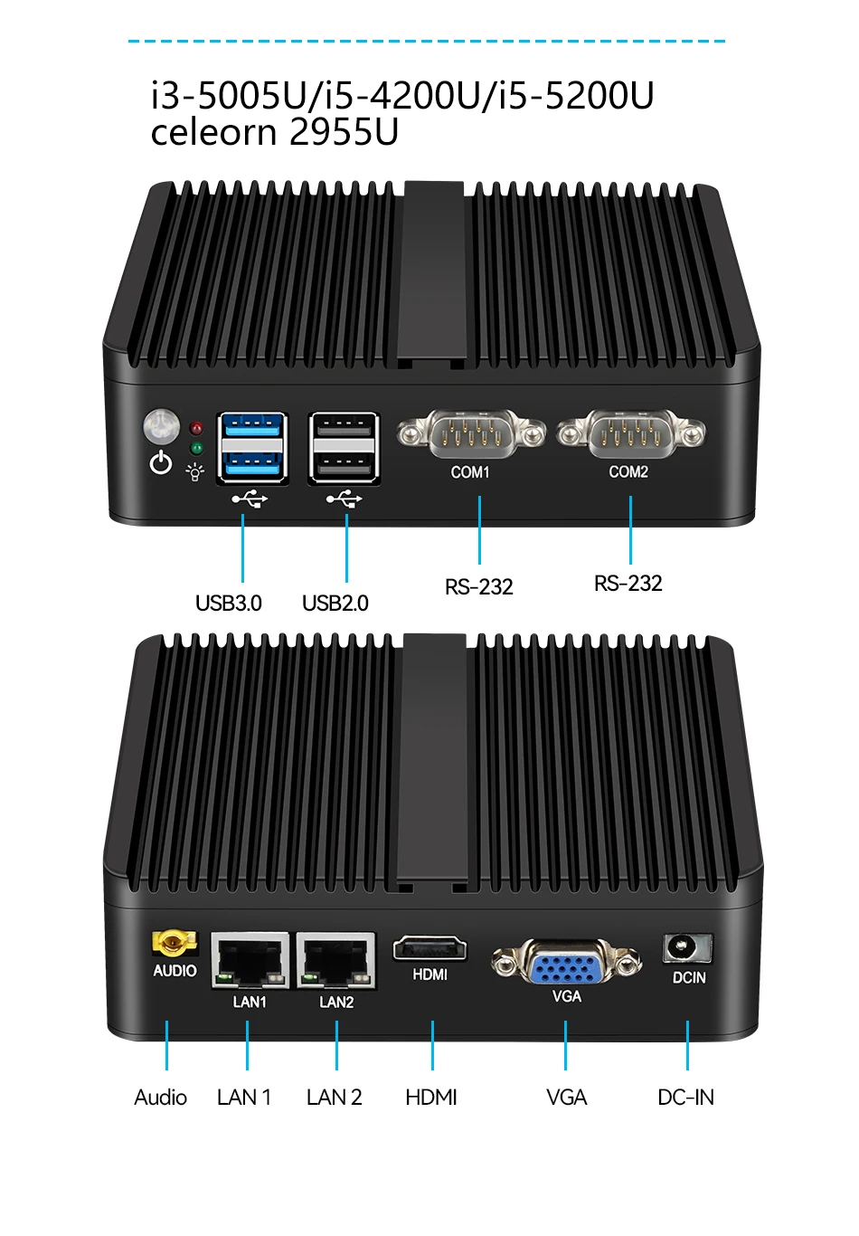 XCY Mini PC Intel Celeron J412 - đánh giá và giá Intel Cpu Core I5
