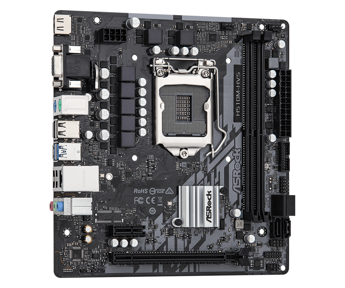 ASROCK H510M-HVS R2.0 H510 Mot - đánh giá và giá Intel Cpu Core I5