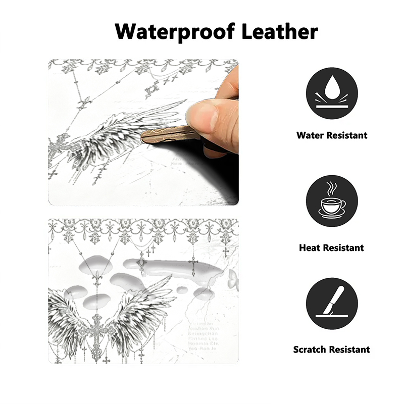 Leather Mousepad Black White A - đánh giá và giá Gaming Accessories For Gaming Setup