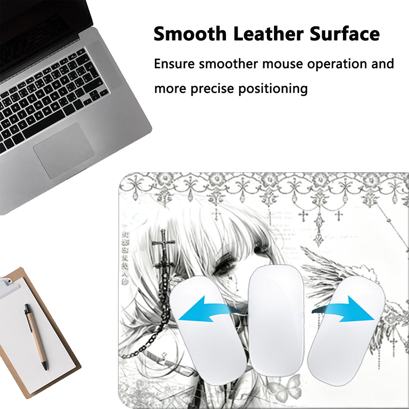 Leather Mousepad Black White A - đánh giá và giá Gaming Accessories For Gaming Setup
