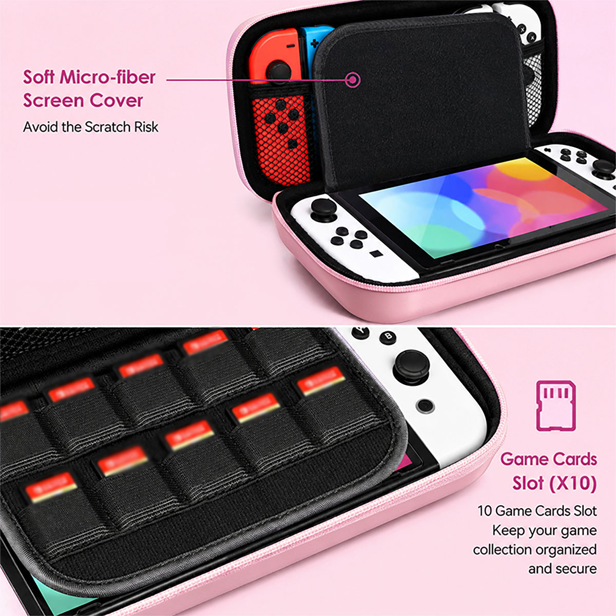 Macaron Color Hard Storage Bag - đánh giá và giá Gaming Accessories Bag